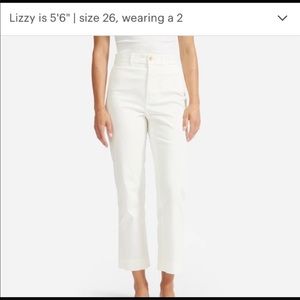 New with tags Everlane The Lightweight Straight Leg Crop size 2